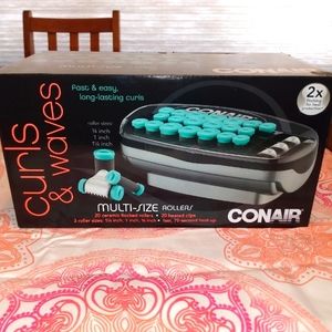 Conair Curls and Waves Hot Roller Set new in box